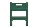PARKSIDE green plastic folding step stool with two steps