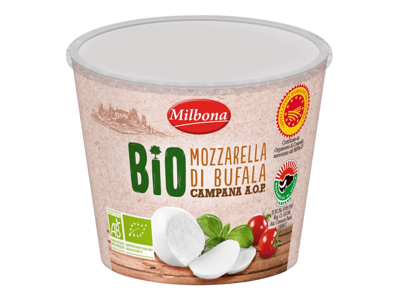 Aller en mode plein écran : Mozzarella di Bufala Campana AOP Bio - Image 1