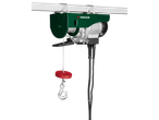 Parkside electric hoist with hook and cable.