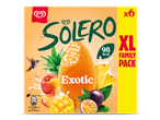 Solero Exotic ijs multipack met 6 XL familieverpakking, 98 kcal per portie.