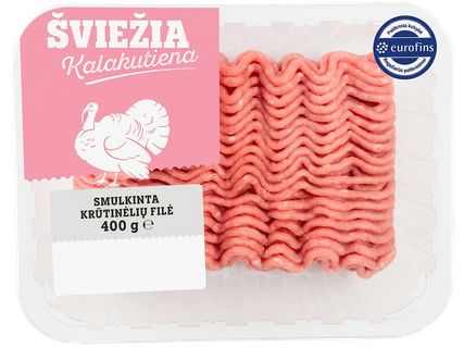 Šviežia smulkinta kalakutiena, 400 g