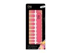 Kiss Self-Adhesive Nail Strips in a coral ombre design.