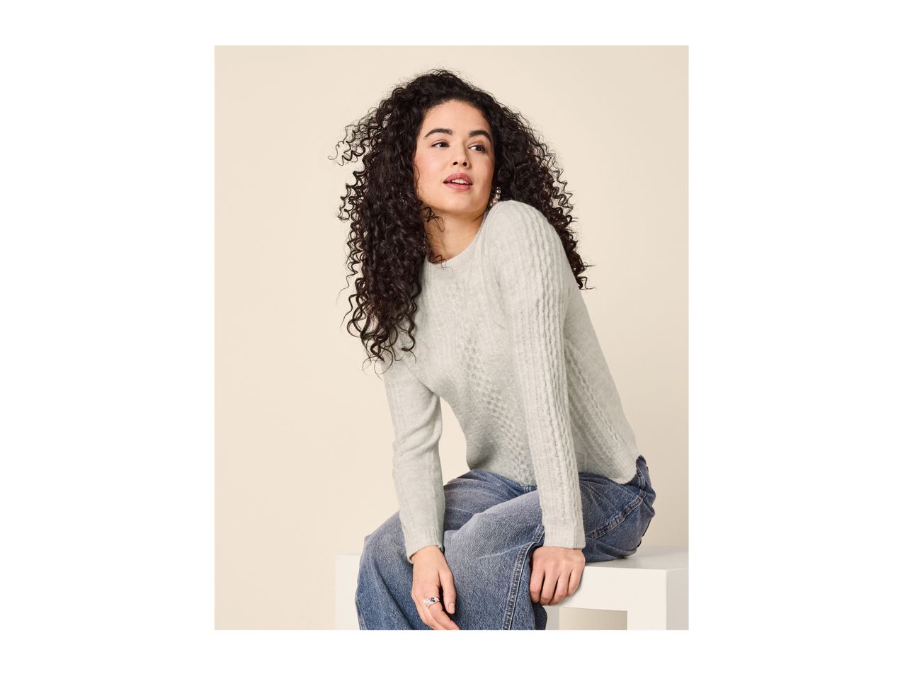 ESMARA Ladies' Light Beige Jumper