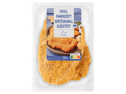 Friss rántott sertéskaraj / csirkemell (Lidl Plus)