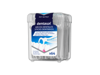 64 palitos interdentais Dentalux: fio dental, escova e limpador de língua.