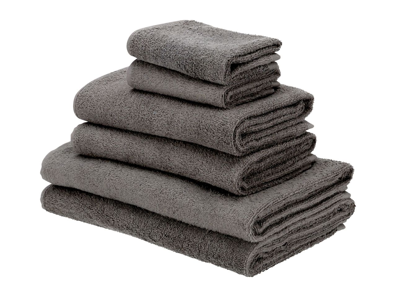 Livarno Home Grey Towel Set - Set of 6
