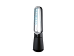 Black bladeless fan with a digital display showing '020' and control buttons.
