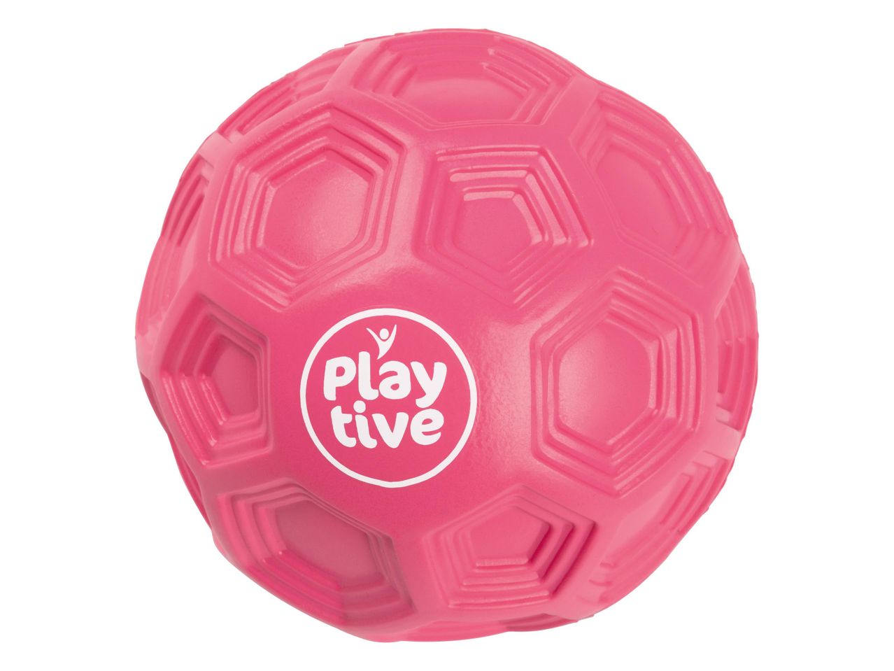 Rózsaszín Play-Doh futballlabda.