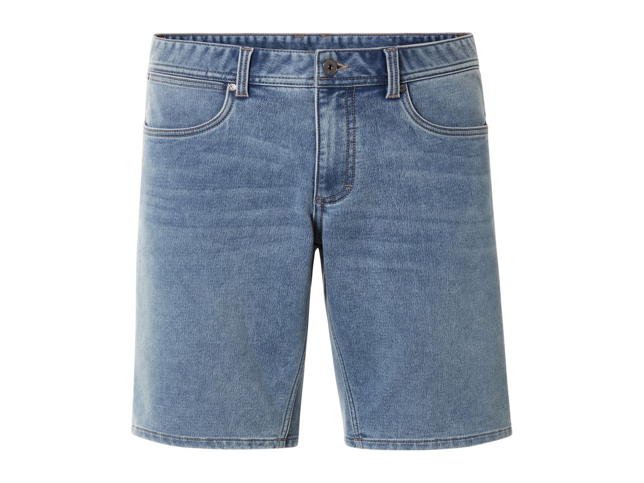 Light blue denim shorts for boys.