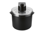 Aparat de făcut înghețată SILVERCREST cu capac transparent și buton negru