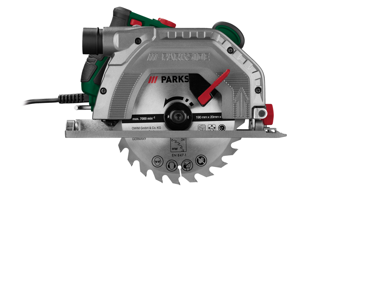 Go to full screen view: 1350W Circular Saw - Image 8