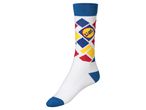 Lidl márkájú, színes kockás mintájú zokni.