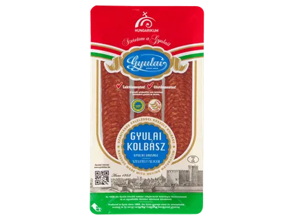 Szeletelt gyulai kolbász