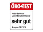 ÖKO-TEST Siegel für Studentenfutter Classic, bewertet mit 'sehr gut'.