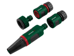 Parkside gardening tools: connectors and nozzle.