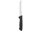 A Livarno Home stainless steel cheese knife with a black handle.