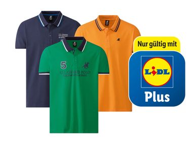 LIVERGY x U.S. Grand Polo Herren Poloshirt „Slim Fit“