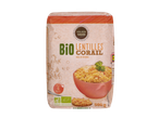 Golden Sun Lentilles Corail Bio, paquet de 500g, riches en protéines, avec un temps de cuisson de 6 minutes.