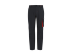 Calças de trabalho masculinas PARKSIDE® em cinzento escuro com detalhes vermelhos e bolso lateral