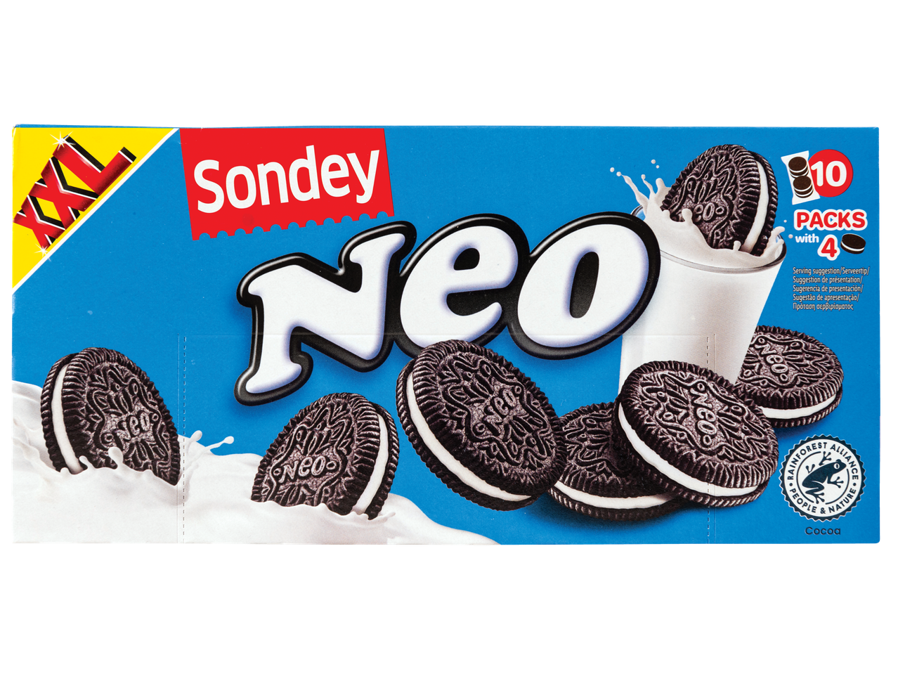 Neo Bolacha de Cacau com Creme XXL