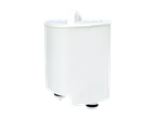 Filtro de água branco para jarro, com pega e base estriada.