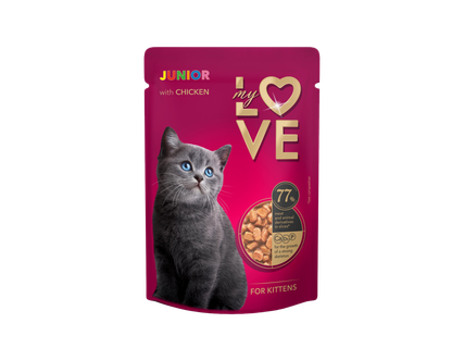 Junior alutasakos macskaeledel