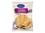 6 Duc De Coeur crêpes met blauwe bessen jam.