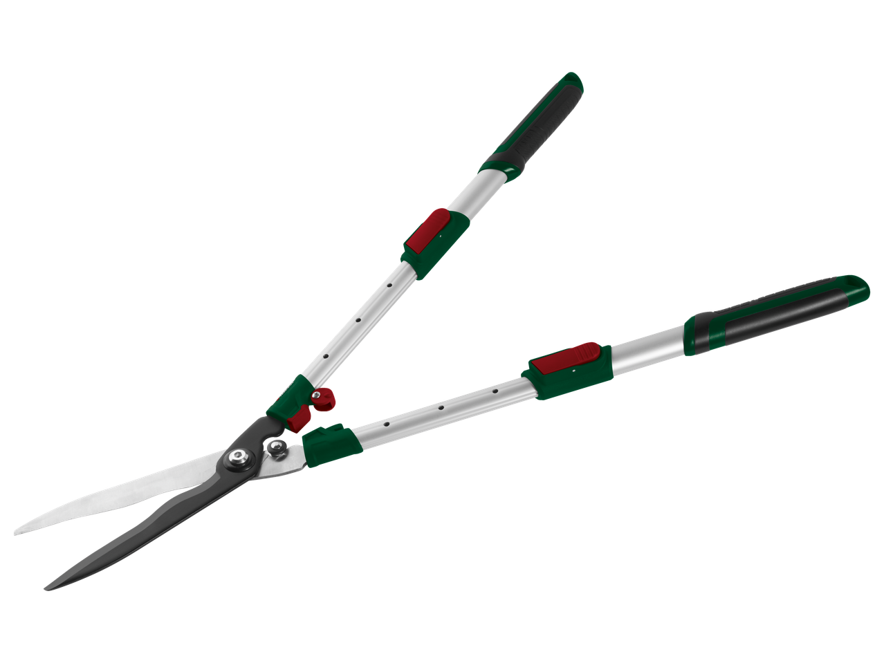 Dzīvžoga šķēres ar teleskopiskiem rokturiem