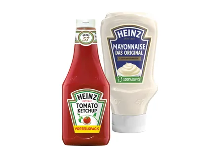 Heinz Tomatenketchup/Mayonnaise Das Original