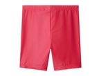 Red cycling shorts for children, made from a comfortable, stretchy fabric.