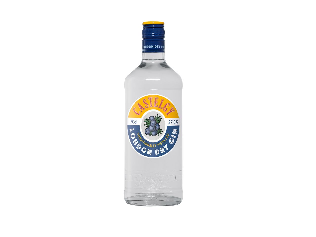 Castelly London Dry Gin butelis.