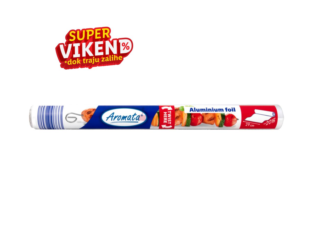 Alufolija Vikend za pečenje.