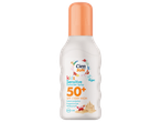 Cien Sun Kids Sensitive zonnebrandspray SPF 50+, vegan.