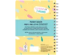 Agenda escolar MAPED 2026/2027 com autocolantes e marcadores, design colorido.