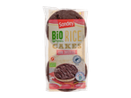 Sondey Bio Rice Cakes cu ciocolată neagră.