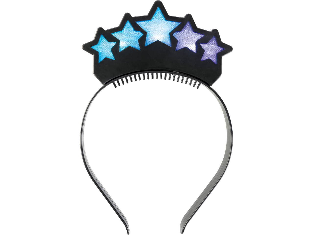 Livarno LED peapael viie sinise ja lilla helendava tähega