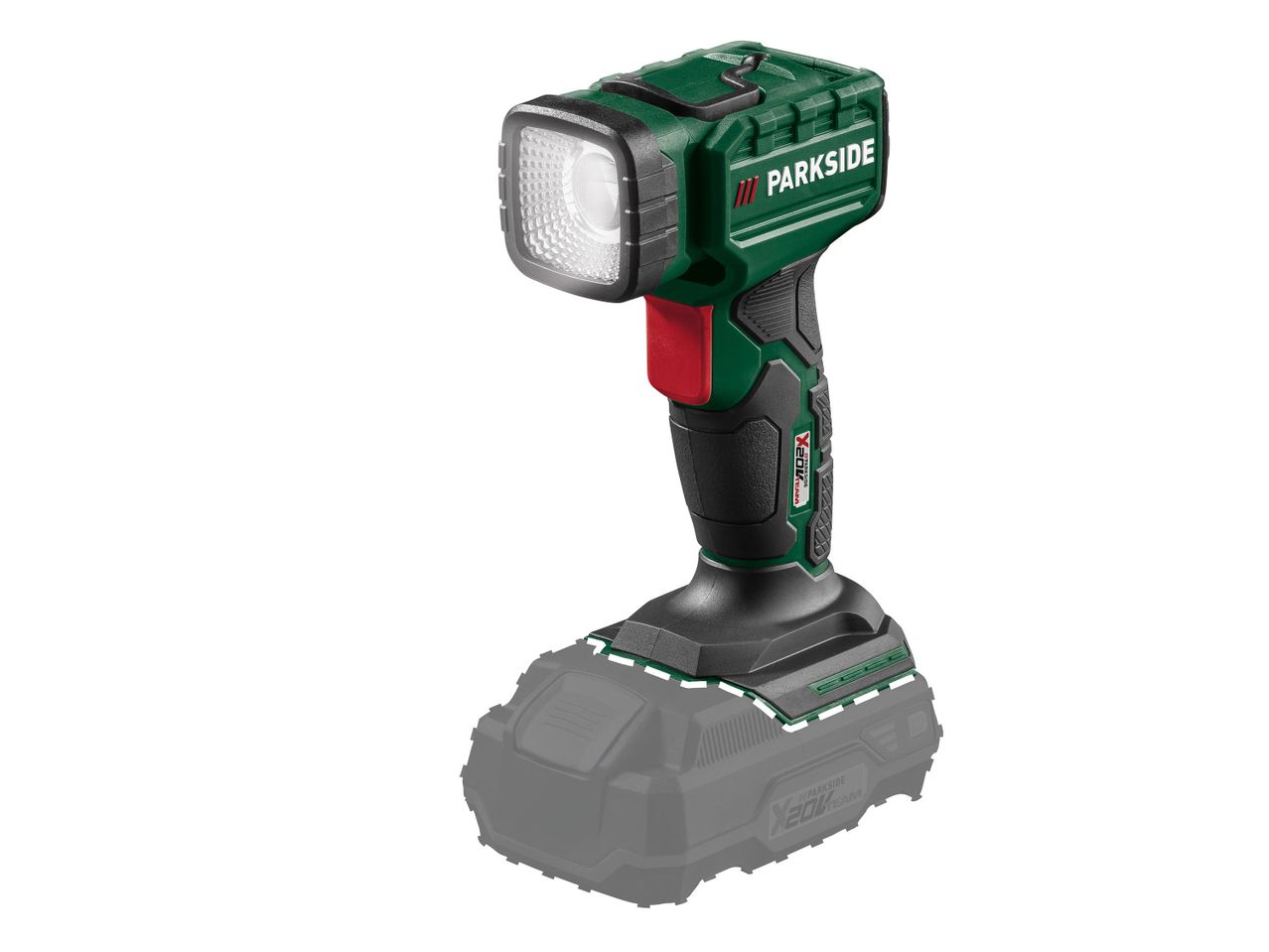 Parkside X20V Team akkus LED-es munkafény.