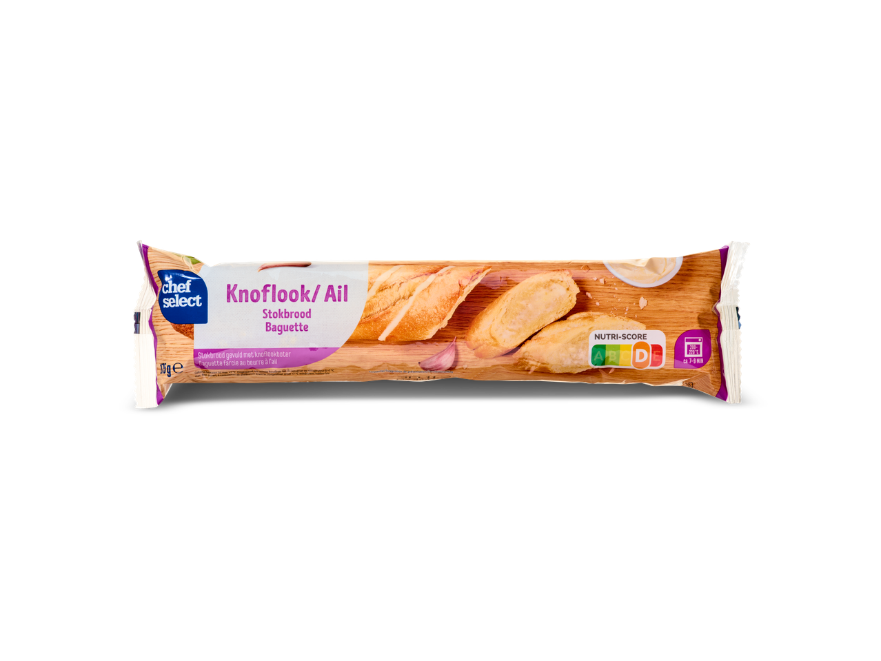 Chef Select stokbroodjes met knoflookboter.
