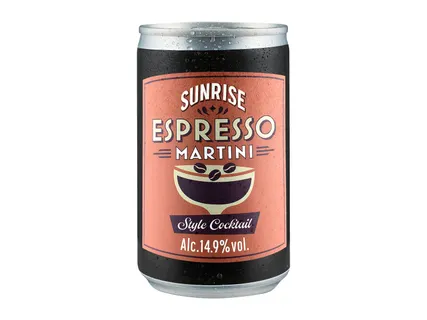 Espresso Martini Style Cocktail Ready to Drink Can 14.9%
