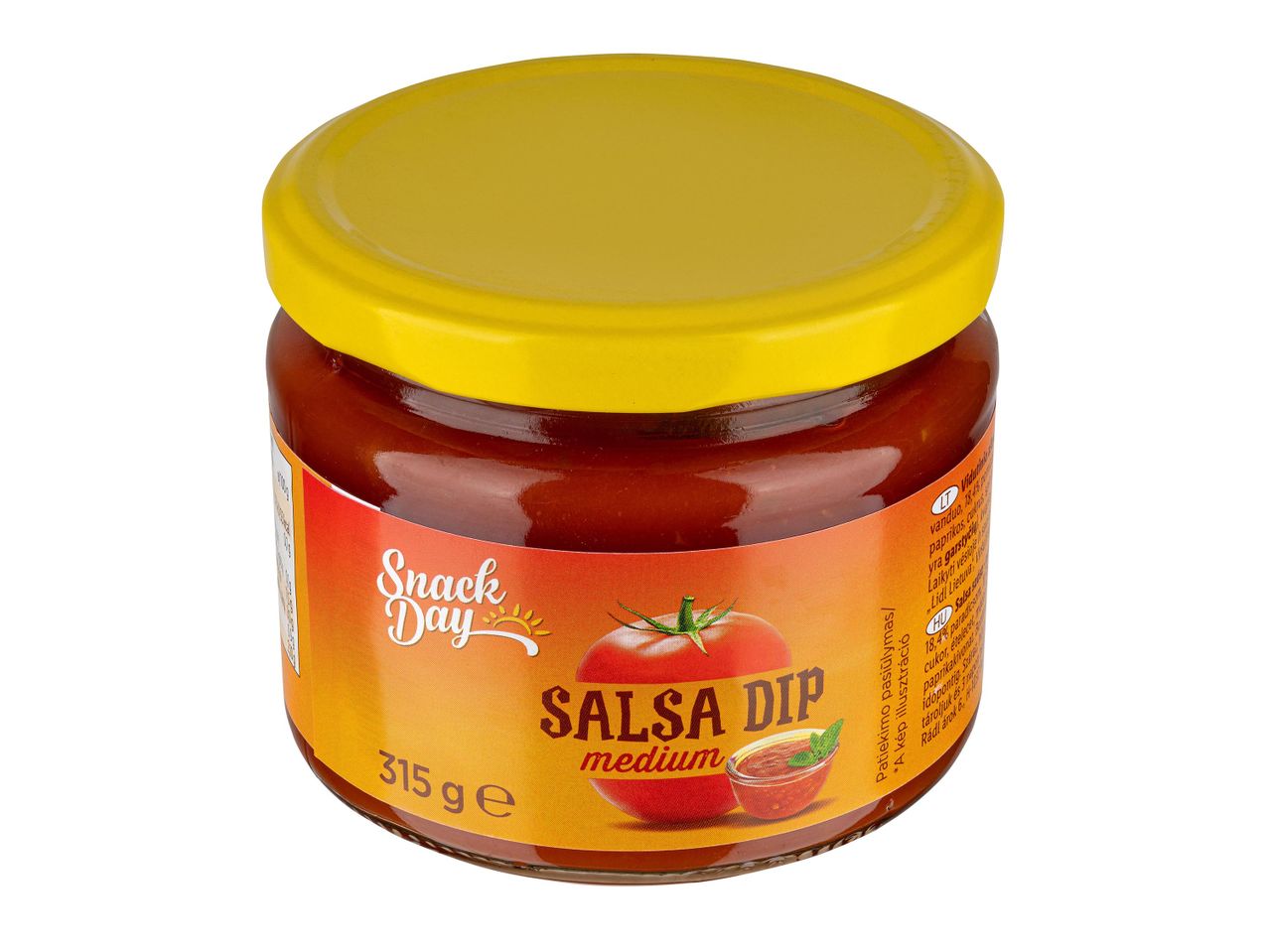 Egy üveg Salsa Dip szósz.