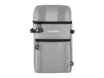 CRIVIT Cooler Bag Backpack in light grey with a subtle hexagonal pattern.