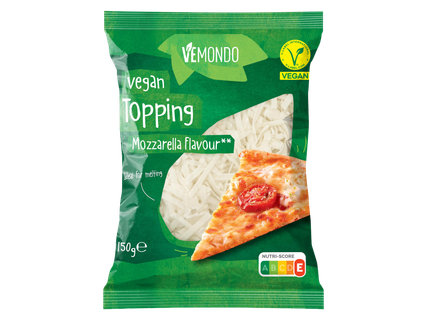 Vegán reszelt növényi készítmény