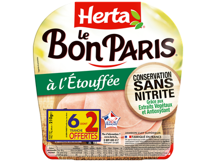HERTA Jambon Le bon Paris à l'etouffé CSN
