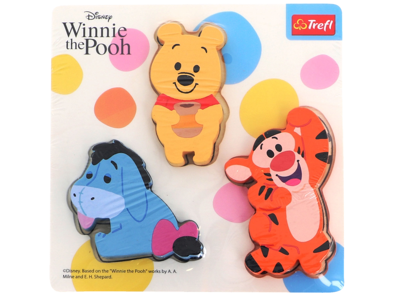 Disney Winnie the Pooh Trefl puzzle featuring Pooh, Eeyore, and Tigger.
