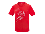 T-shirt rouge avec un motif d'outils de bricolage et le texte 'YOU GOT THIS!'