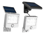 Dva solarna LED reflektora s detektorom pokreta, jedan s odvojenim solarnim panelom.
