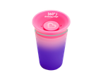 360° drinking.edge cup, purple and pink.
