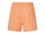 Peach-colored women's shorts.