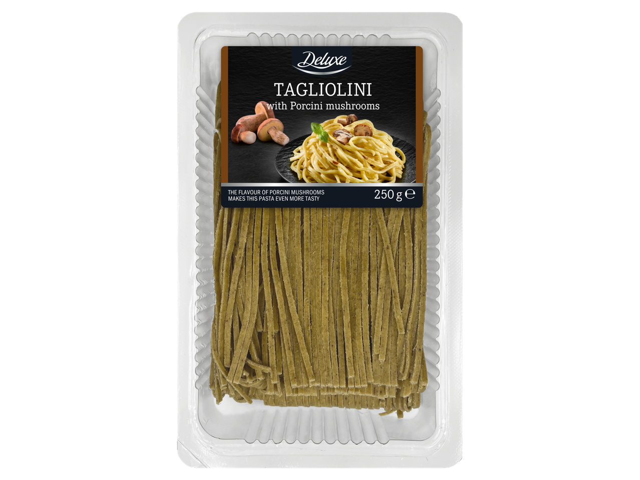Tagliolini ar baravikām iepakojums, 250 g
