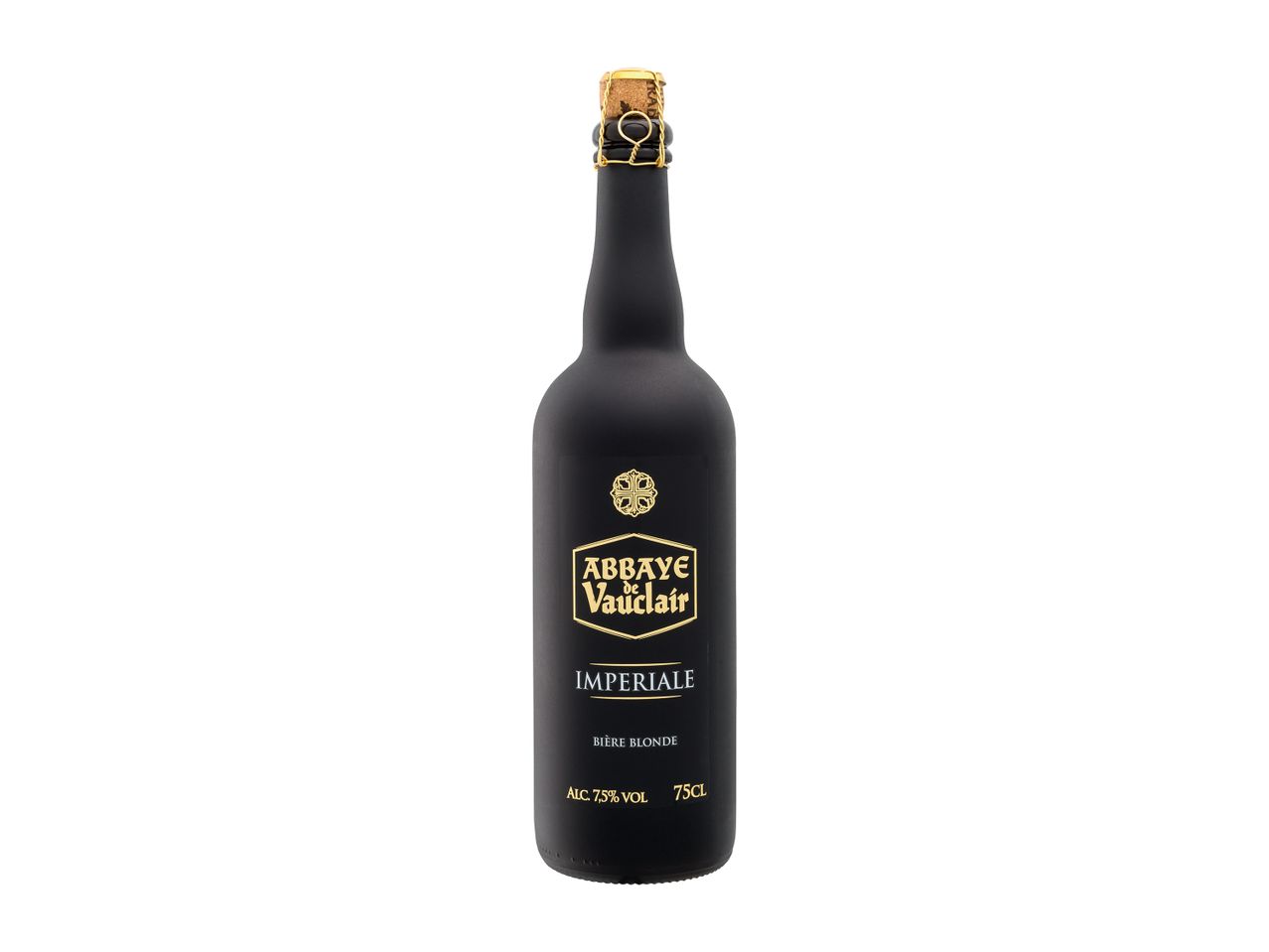 Μπουκάλι μπύρας Abbaye de Vauclair Imperiale Blonde.